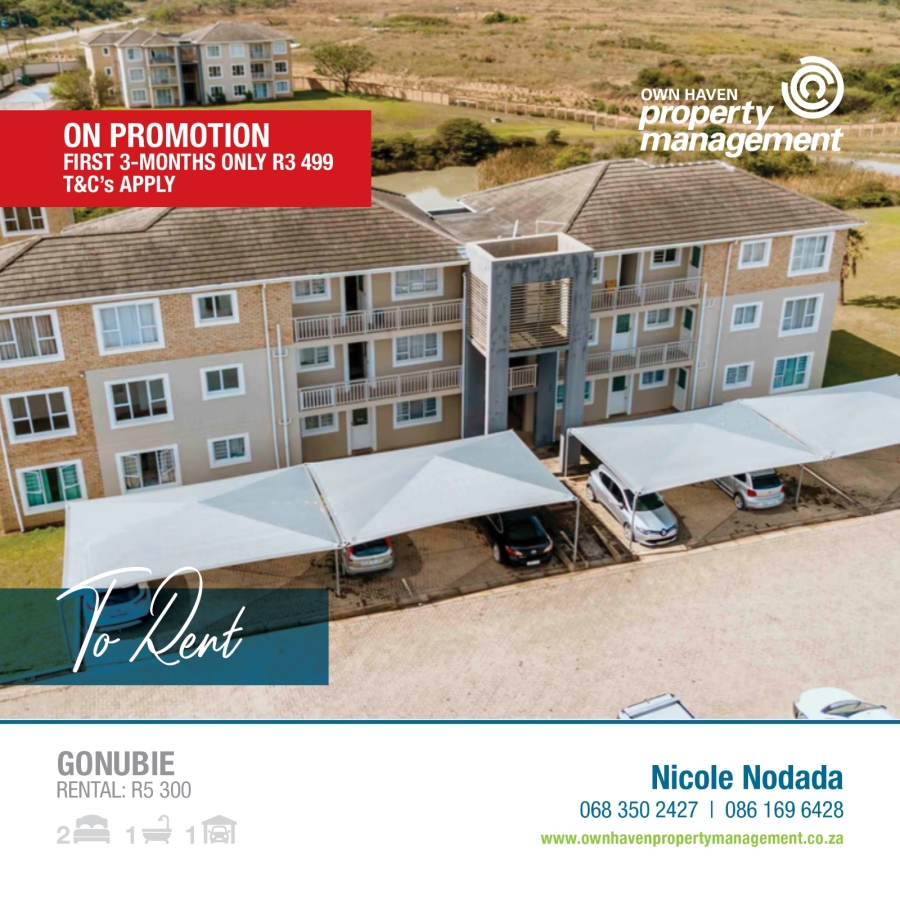To Let 2 Bedroom Property for Rent in Gonubie Eastern Cape